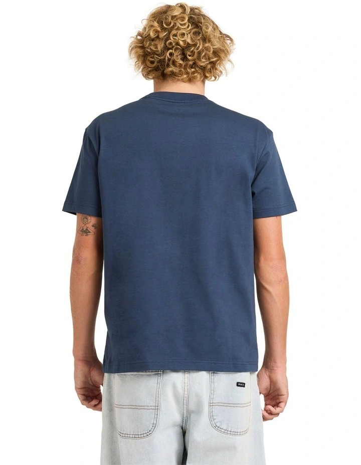Unitex T-Shirt In Moody Blue image 2