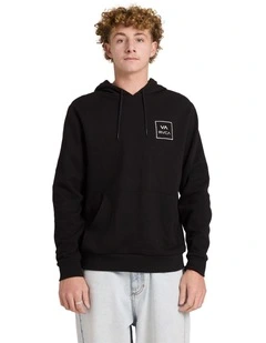 RVCA All The Ways Pullover Hoodie In Rvca Black