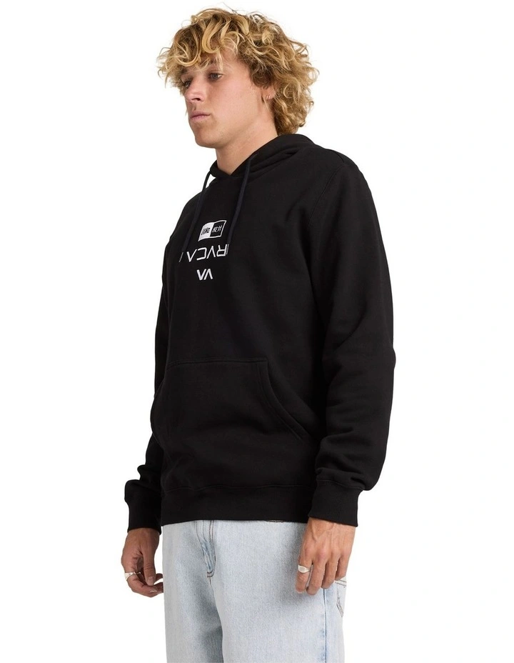 RVCA Credits Pullover Hoodie In Rvca Black image 3
