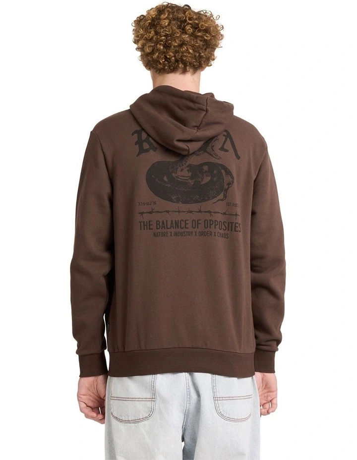 Venom Bite Pullover Hoodie In Mocha image 2
