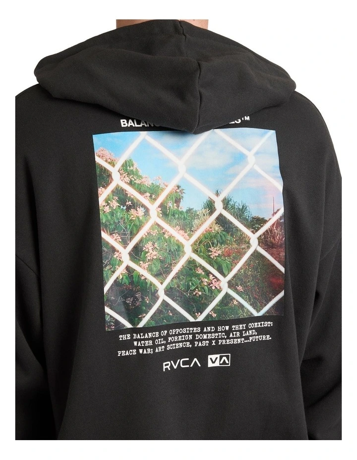 Thru Viwe Pullover Hoodie in Pirate Black image 4