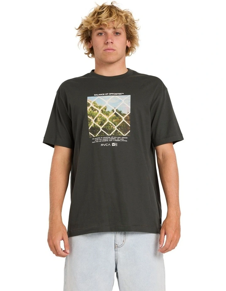 Thru View T-Shirt In Pirate Black image 1