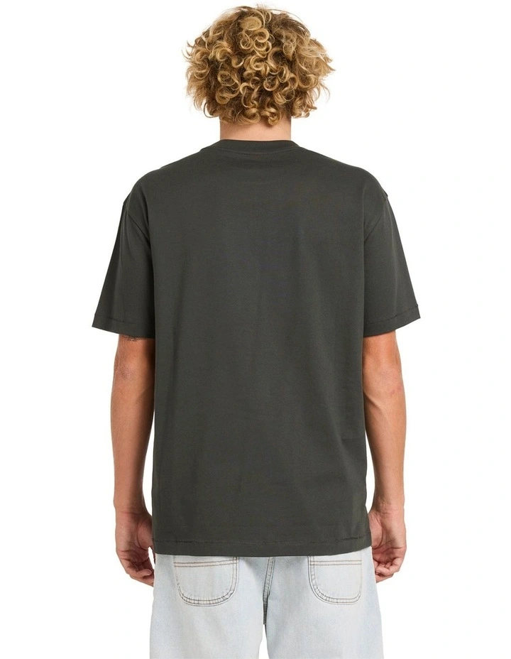 Thru View T-Shirt In Pirate Black image 2