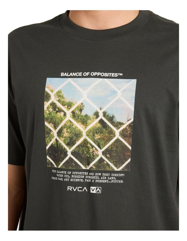 Thru View T-Shirt In Pirate Black image 4