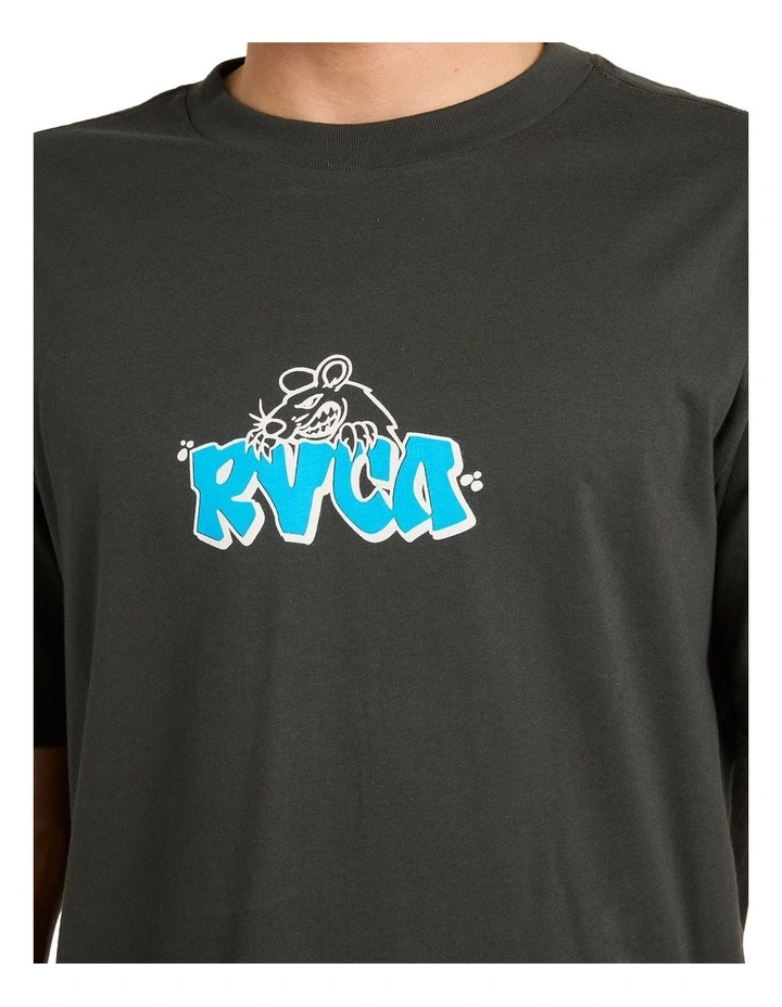 Ratnest T-Shirt In Pirate Black image 4