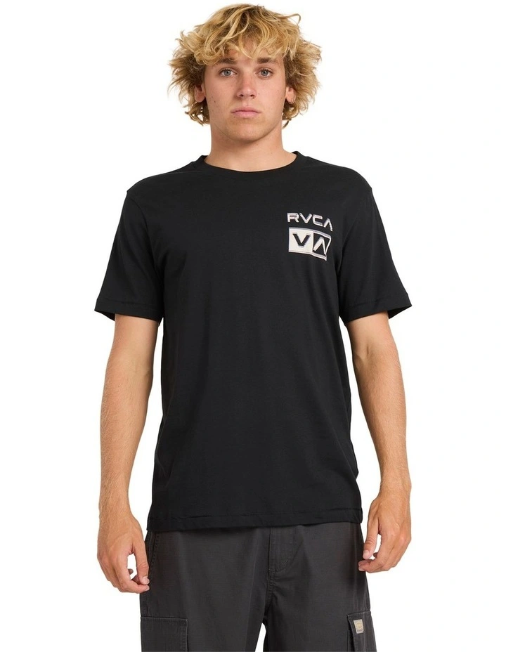 Glitch T-Shirt In Rvca Black image 1