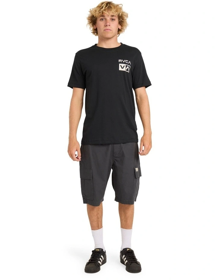 Glitch T-Shirt In Rvca Black image 5