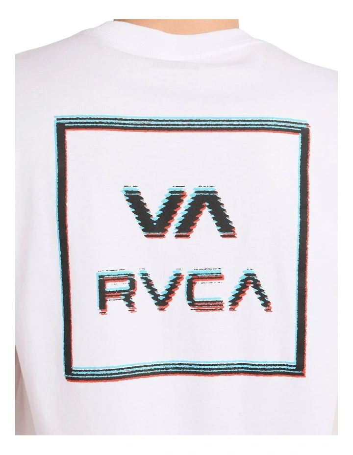 Glitch T-Shirt In White image 4