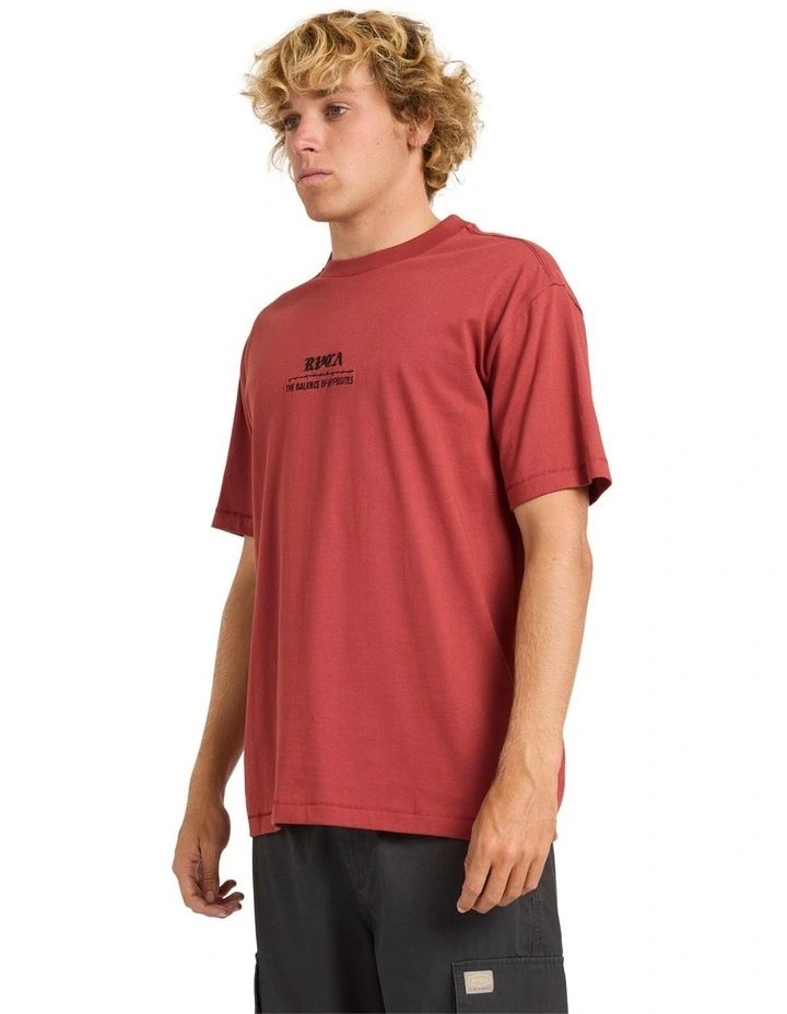 Venom Bite T-Shirt In Dusty Red image 3