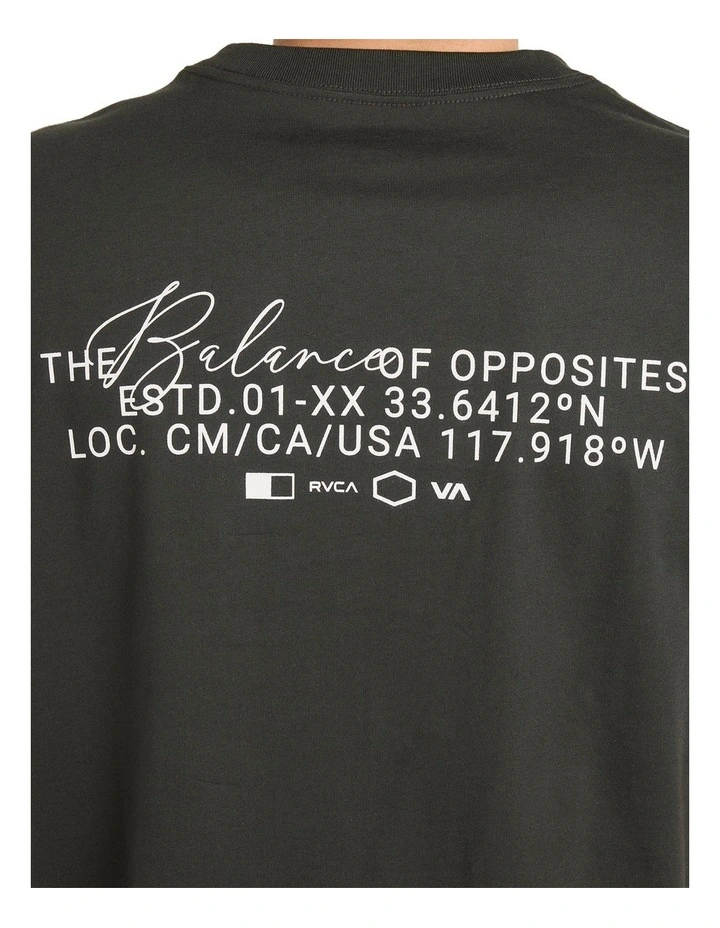 Over Brush T-shirt in Pirate Black image 4