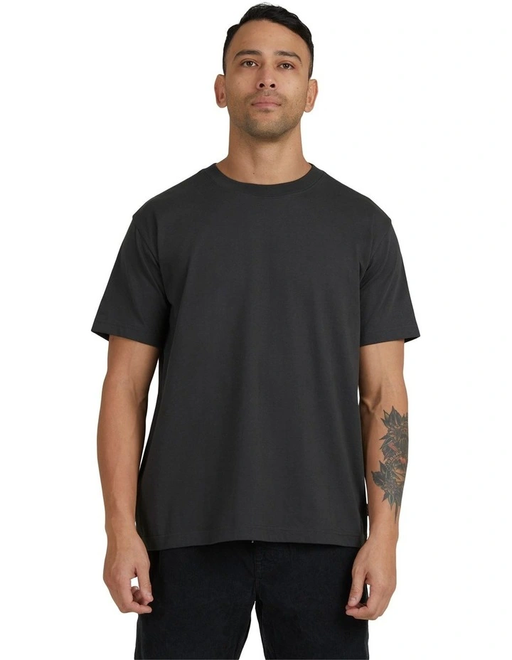 RVCA Basic T-Shirt In Black image 1