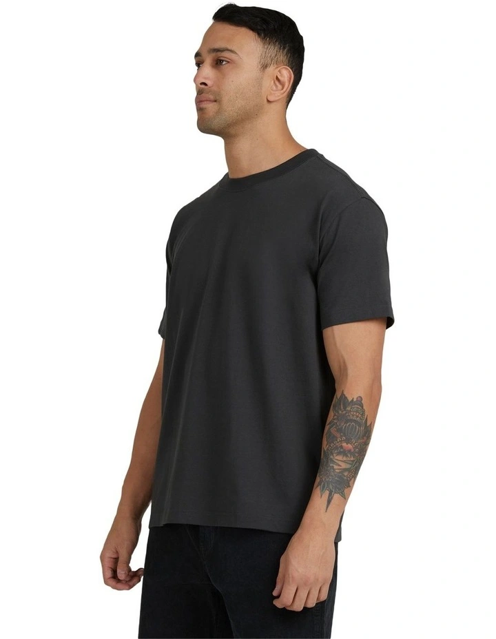RVCA Basic T-Shirt In Black image 3
