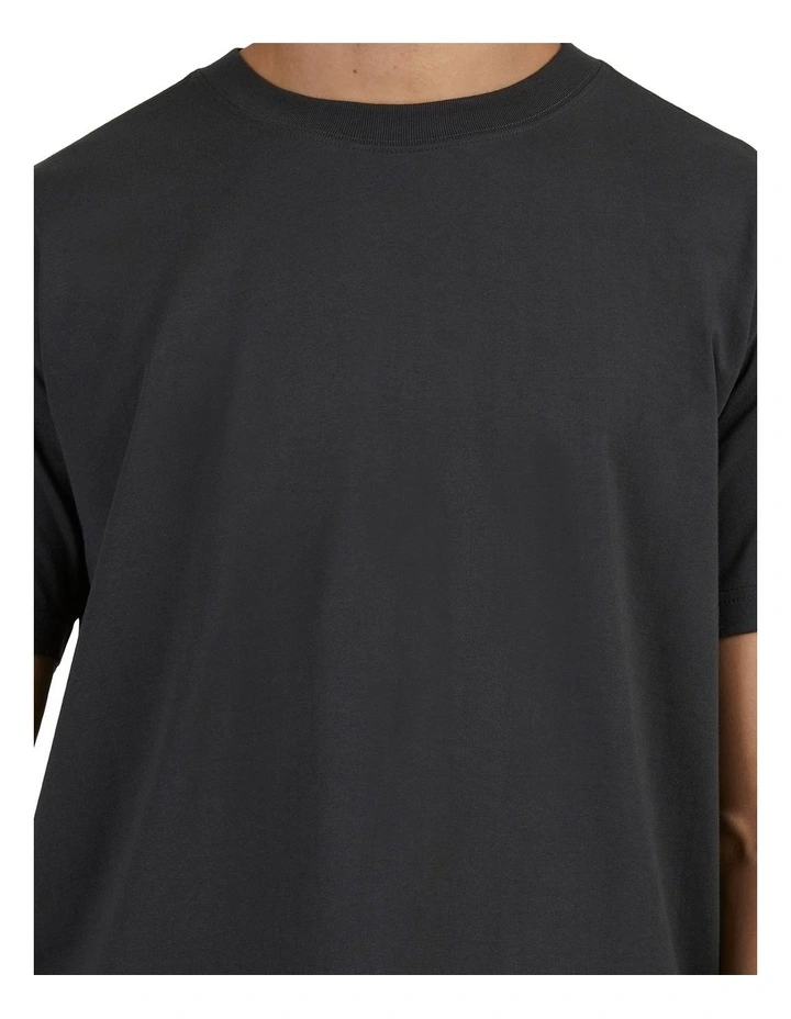 RVCA Basic T-Shirt In Black image 4