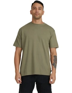 RVCA Basic T-Shirt In Dark Olive