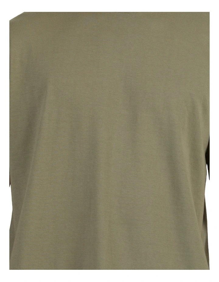 RVCA Basic T-Shirt In Dark Olive image 4