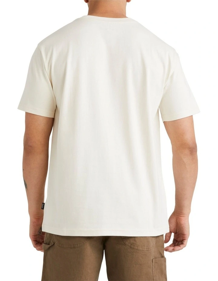 RVCA Basic T-Shirt In Natural image 2