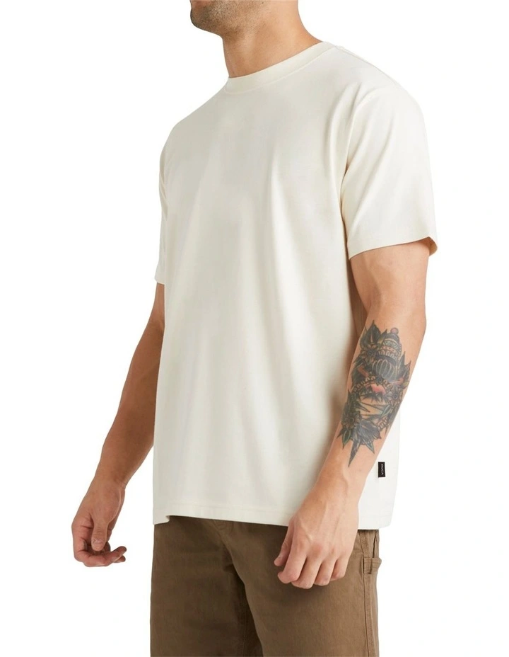 RVCA Basic T-Shirt In Natural image 3