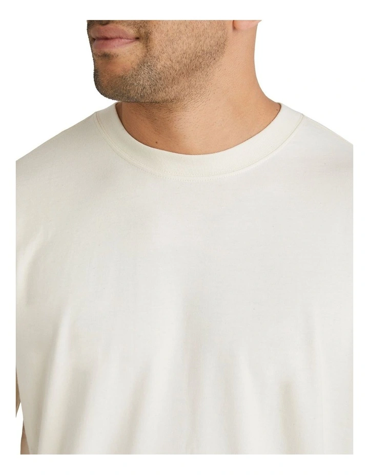 RVCA Basic T-Shirt In Natural image 4