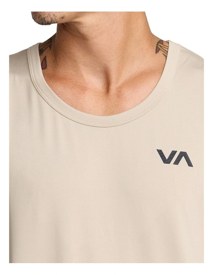 Sport Vent Tank Top in Light Khaki image 4