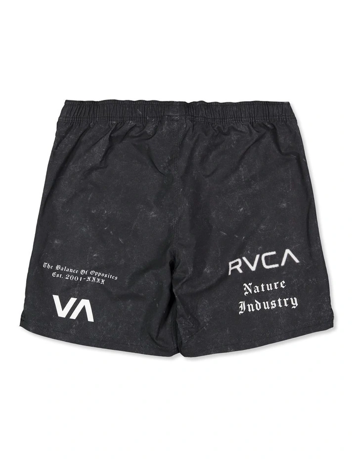 Scrapper II Lined Walkshorts in Washed Black image 2