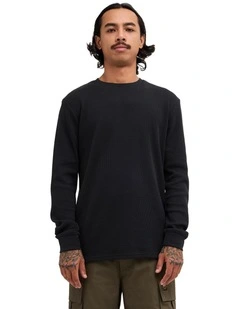 Dayshift Thermal Long Sleeve T-Shirt In Black