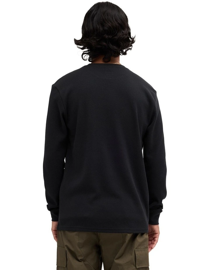 Dayshift Thermal Long Sleeve T-Shirt In Black image 2