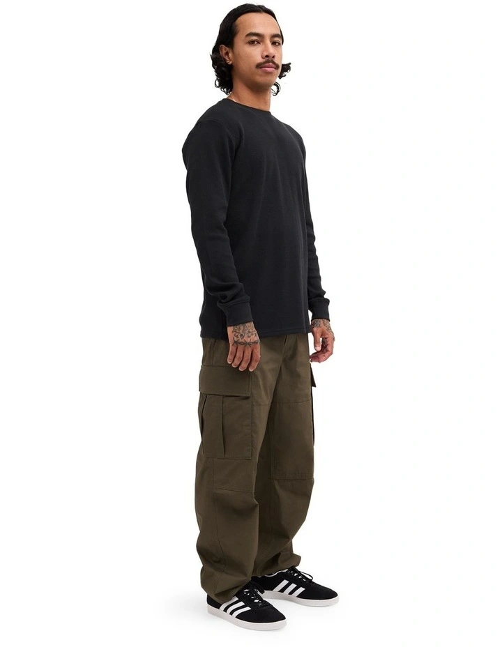 Dayshift Thermal Long Sleeve T-Shirt In Black image 5