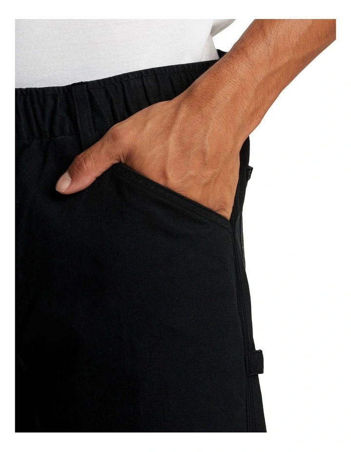 Americana Carpenter Pants In Black image 4