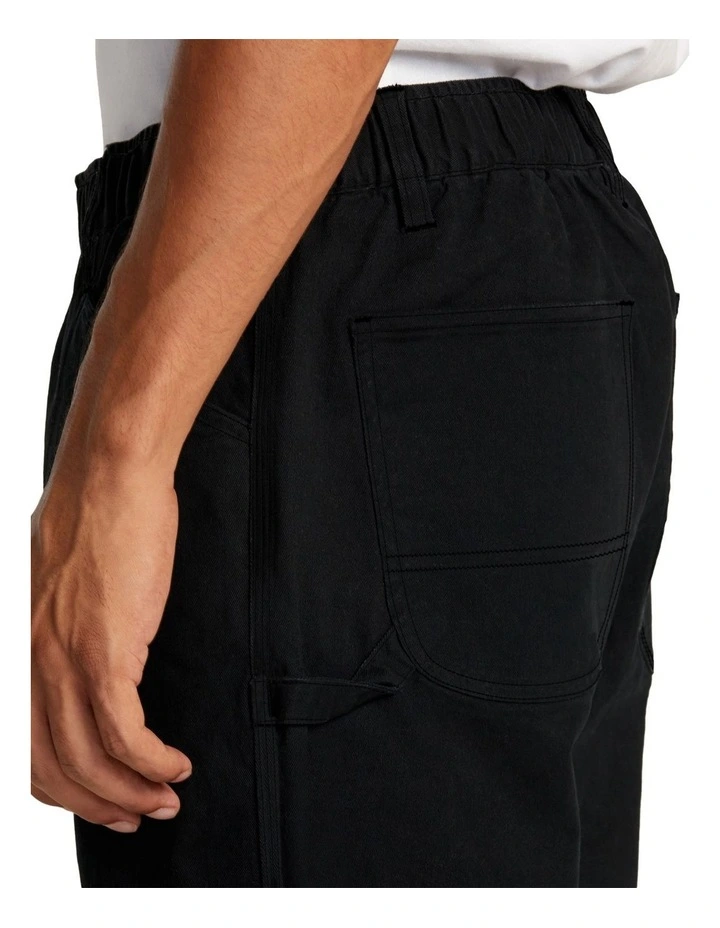 Americana Carpenter Pants In Black image 5