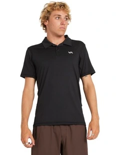 Sport Vent Polo in Black