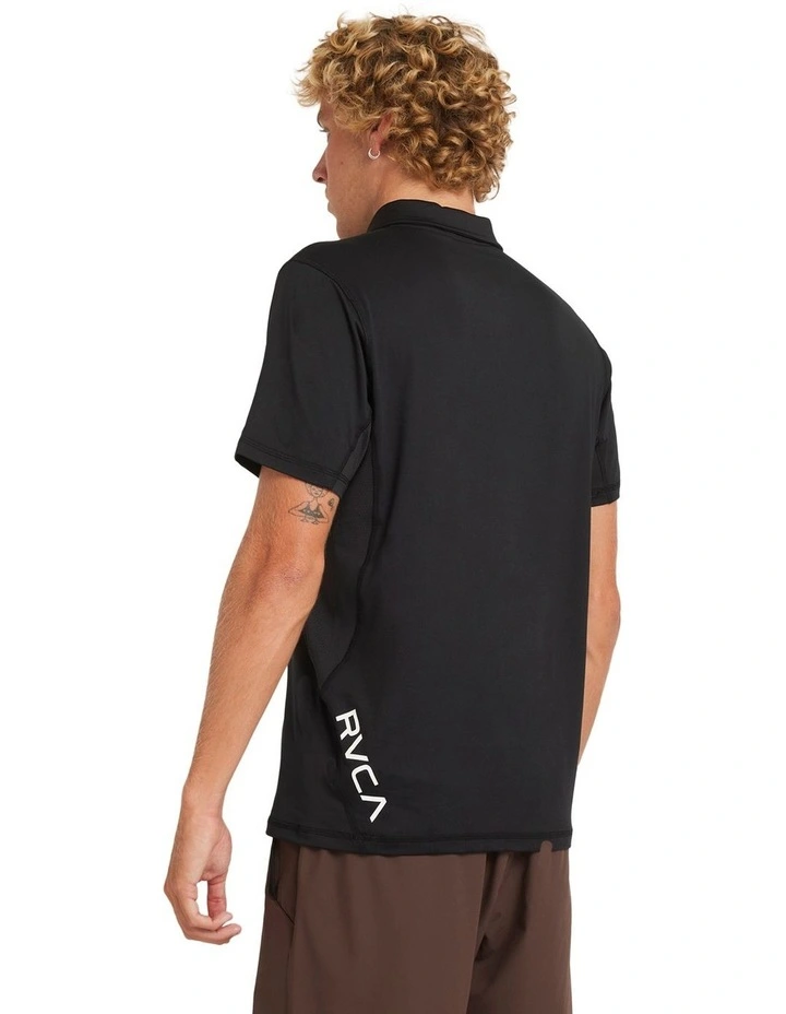 Sport Vent Polo in Black image 2
