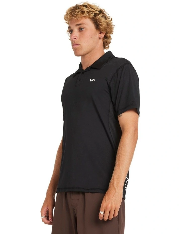Sport Vent Polo in Black image 3
