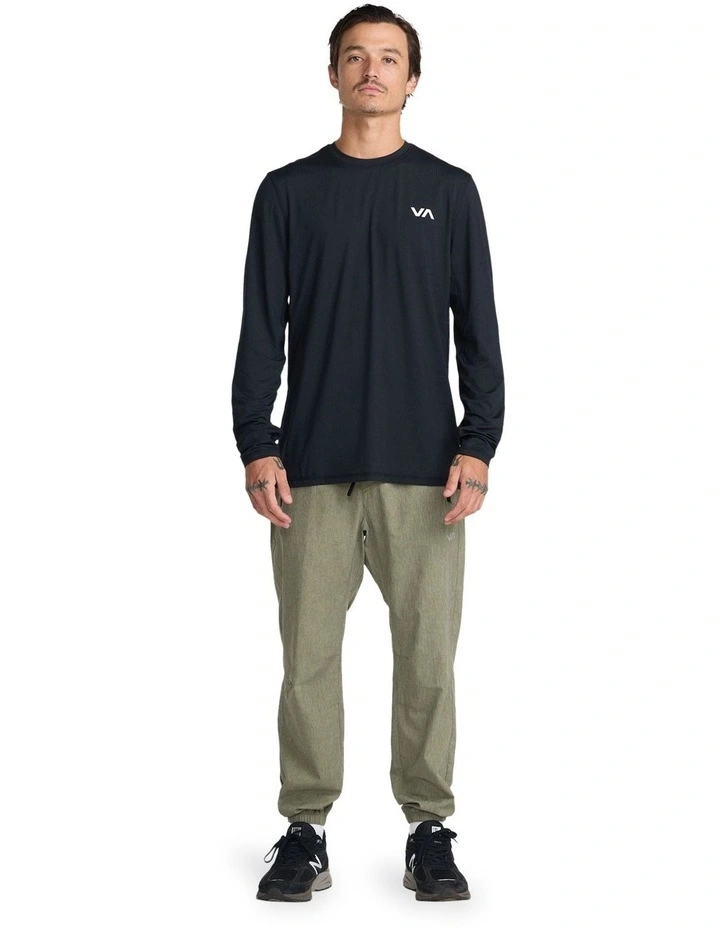 Sport Vent Long Sleeve T-Shirt in Black image 5