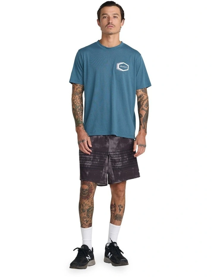 Yogger Stretch 17 Sports Shorts in Balsam Green image 5