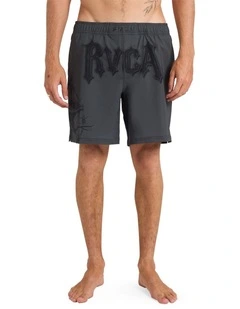 Tapout Fight Scrapper 17 Fighting Shorts in Black