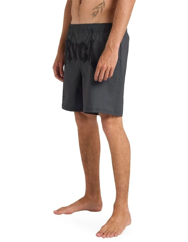 Tapout Fight Scrapper 17 Fighting Shorts in Black image 3