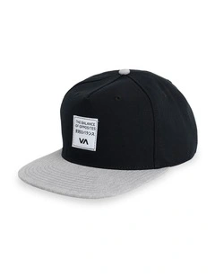 Foreign Snapback Cap in Black