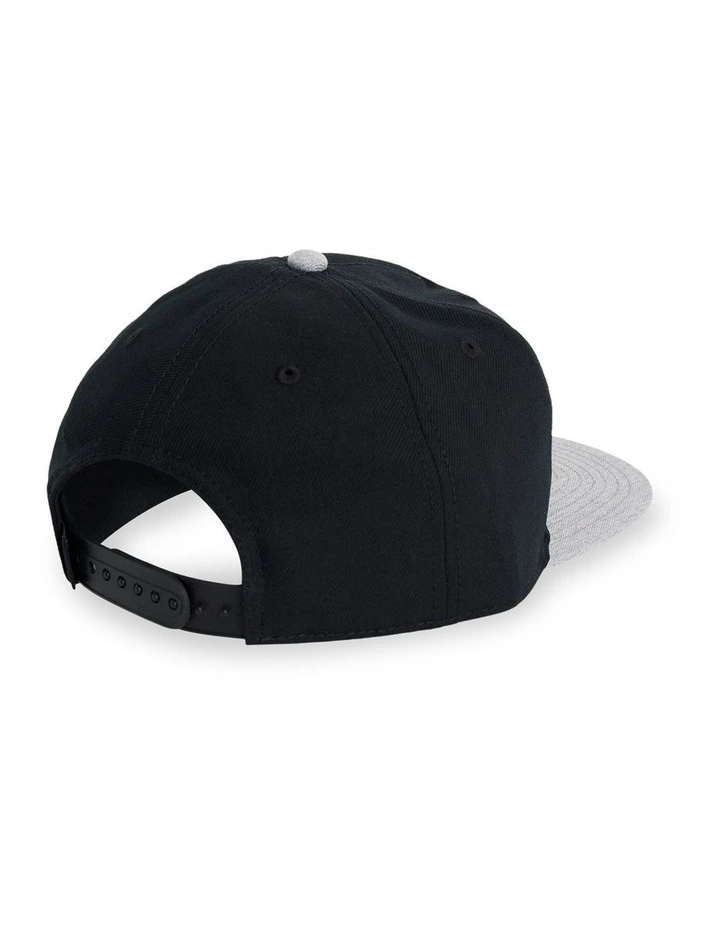 Foreign Snapback Cap in Black image 2