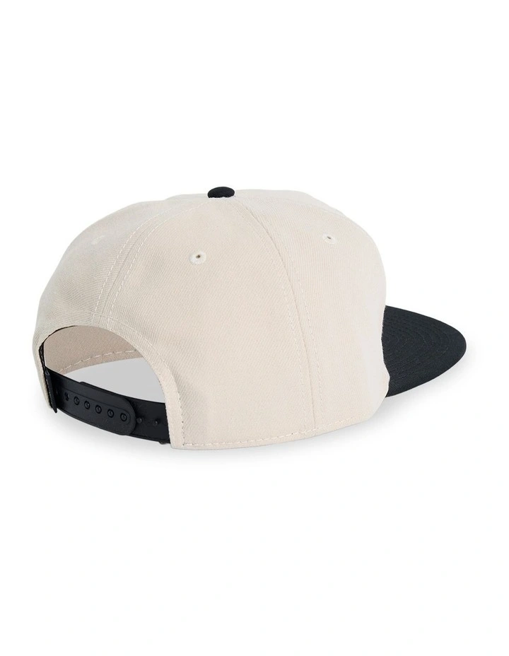 Foreign Snapback Cap in Natural image 2