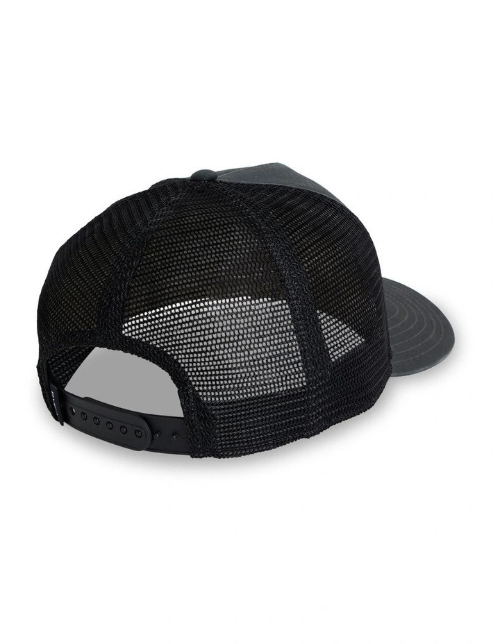 Dayshift Canvas Trucker Cap in Black image 2