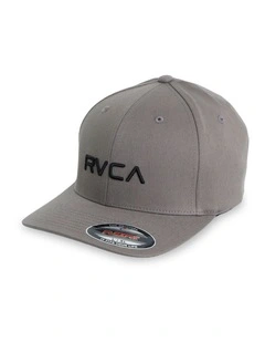RVCA Flexfit Cap in Mushroom
