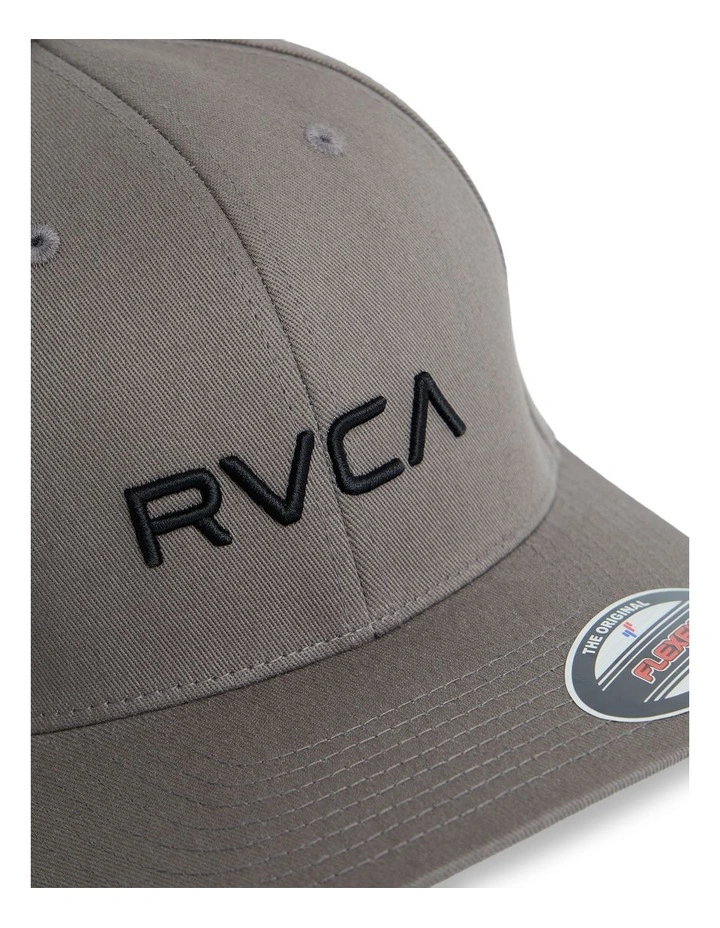 RVCA Flexfit Cap in Mushroom image 3