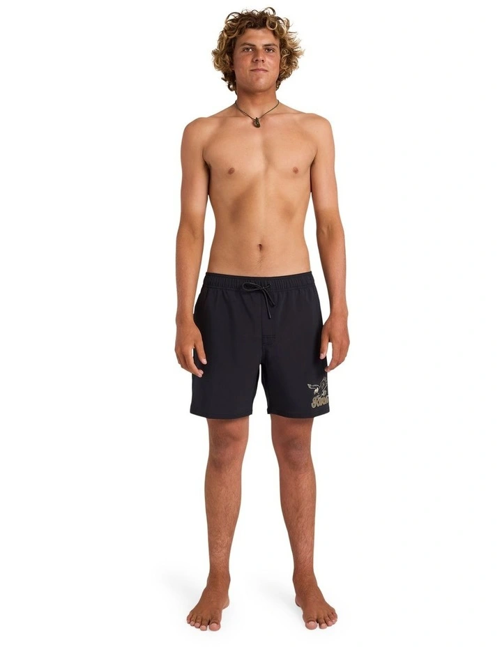 On Wings Elastic 17 Boardshorts in Black image 5