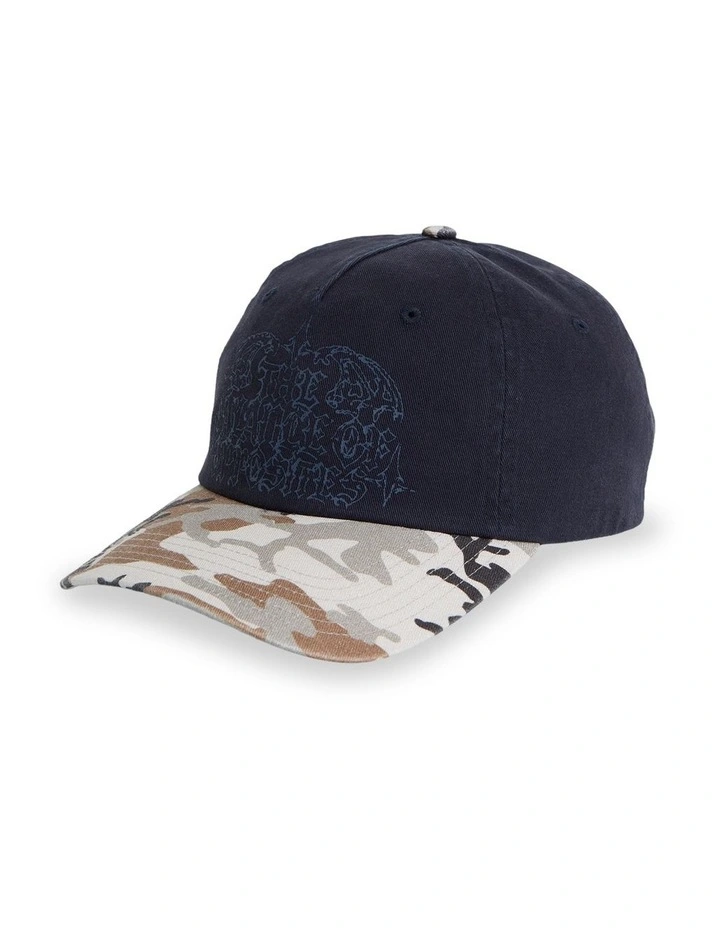 Seeing Stars Snapback Cap in Navy image 1