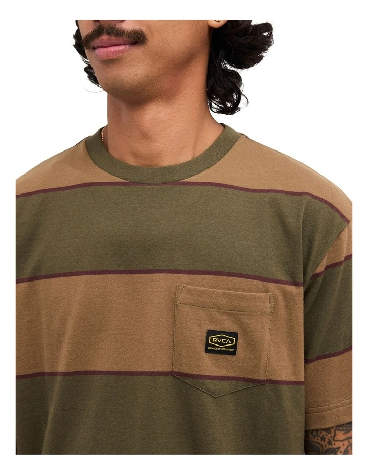 Dayshift Stripe T-Shirt in Fatigue image 4