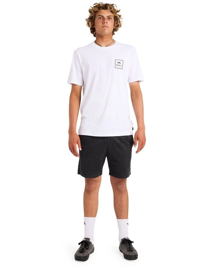 Escape Elastic Cord 17 Elastic Waist Shorts in Black image 5