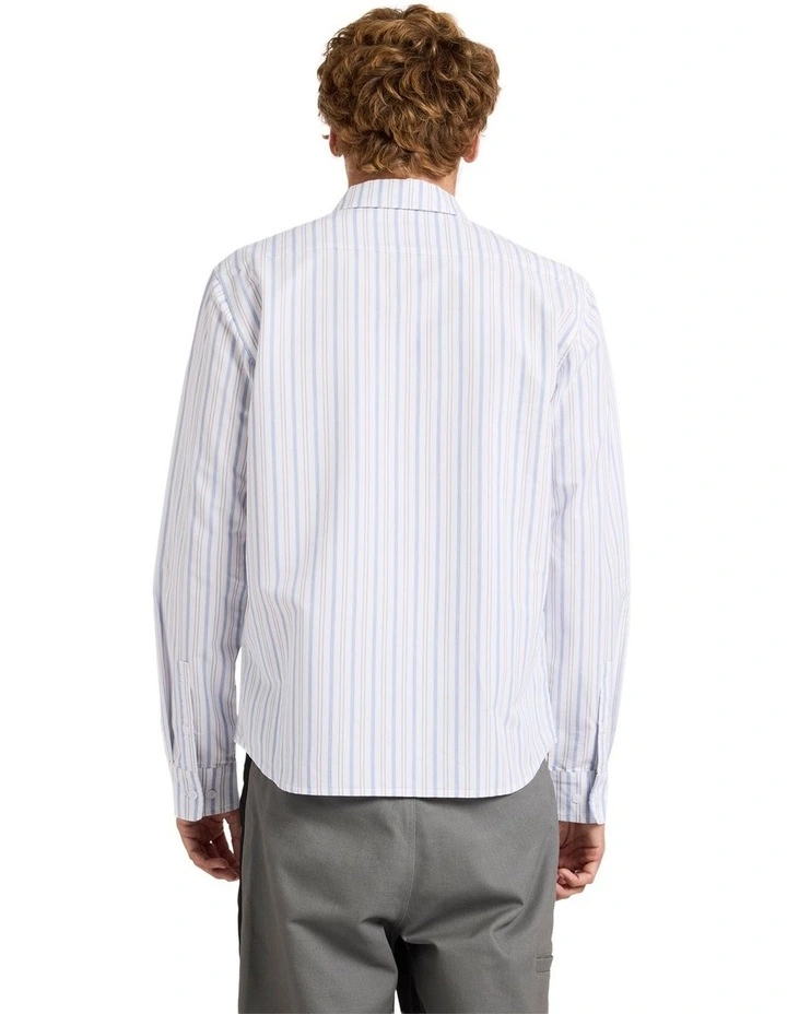 Frederiksberg Long Sleeve Shirt in Ice Blue image 2