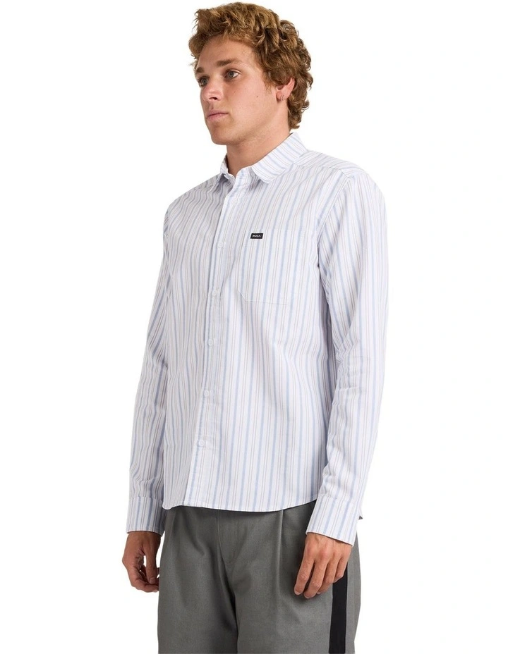 Frederiksberg Long Sleeve Shirt in Ice Blue image 3