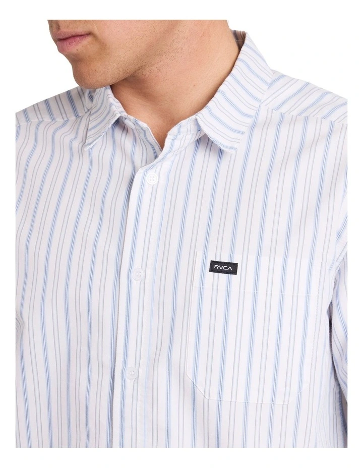 Frederiksberg Long Sleeve Shirt in Ice Blue image 4