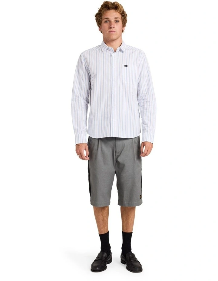 Frederiksberg Long Sleeve Shirt in Ice Blue image 5